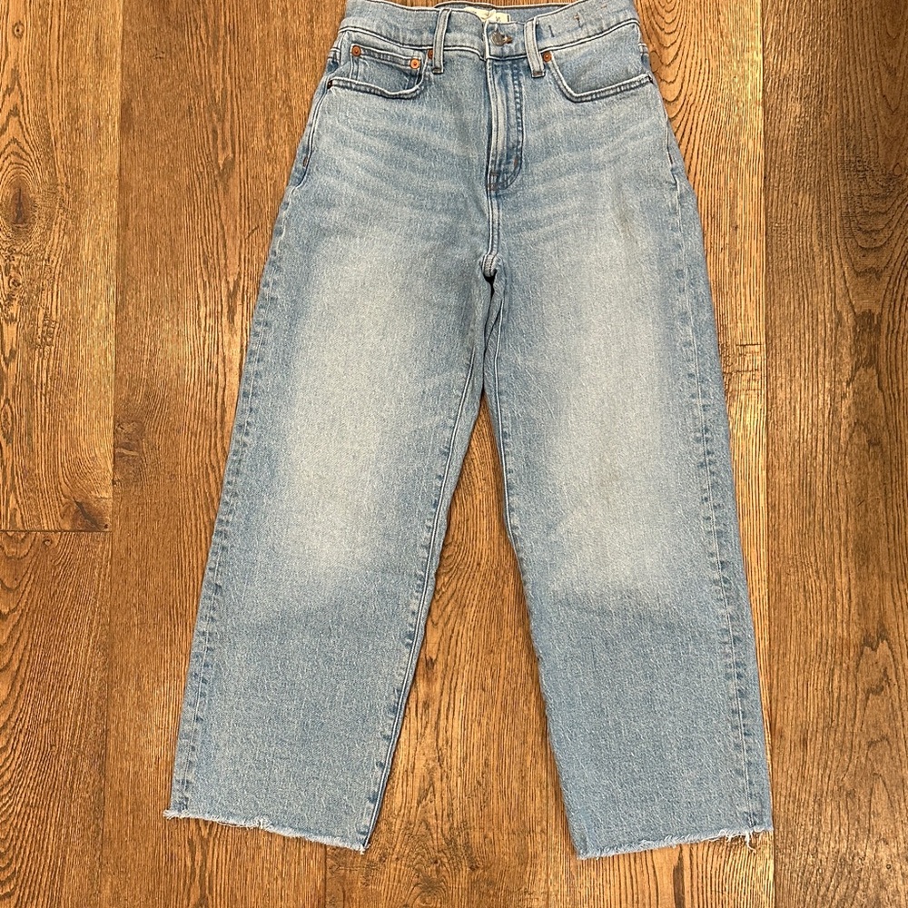 Madewell Perfect Vintage wide leg crop jeans size 26